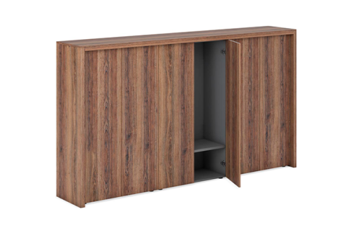 Два средних шкафа и гардероб Темарин, цвет орех грецкий