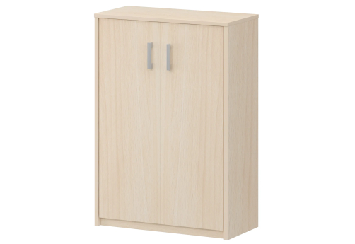 Стеллаж средний закрытый Аксима, цвет бук