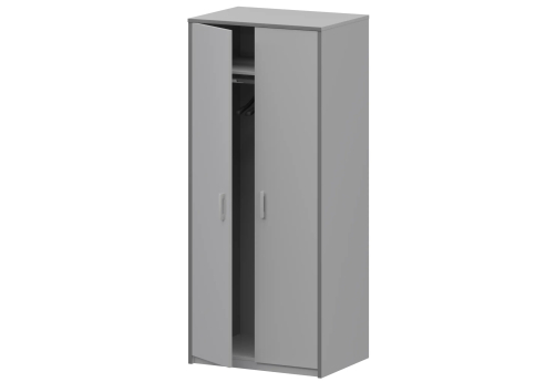 Шкаф для одежды Аксима, цвет серый