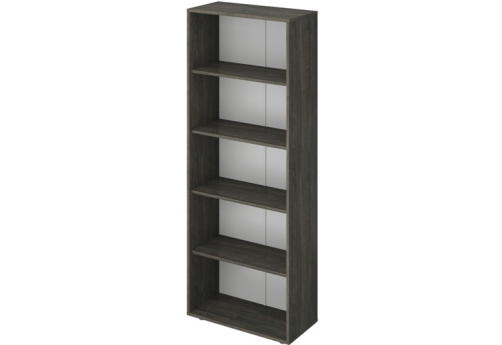 Стеллаж высокий широкий Атланта, цвет темное дерево