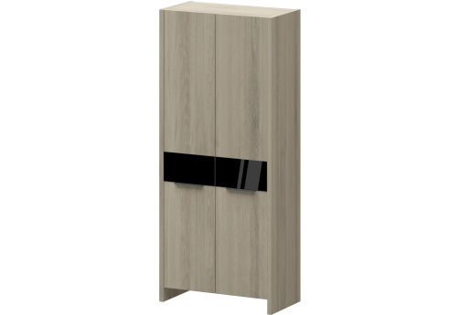 Шкаф высокий широкий закрытый Амстердам, цвет кронберг