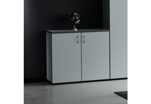 Шкаф низкий широкий Колибри, цвет светло-серый