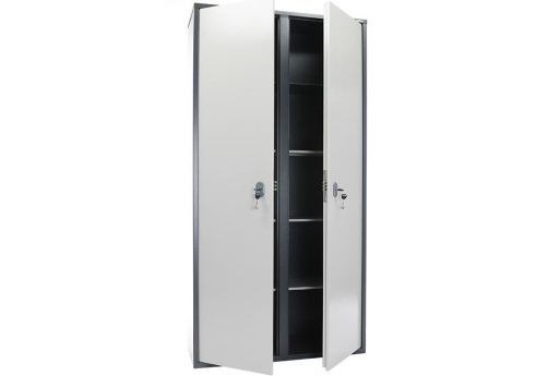 Шкаф бухгалтерский МФ1018, цвет графит + светло-серый