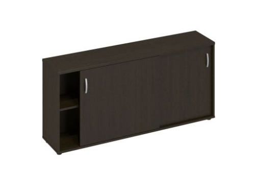 Шкаф-купе низкий Мира Нумо, цвет венге