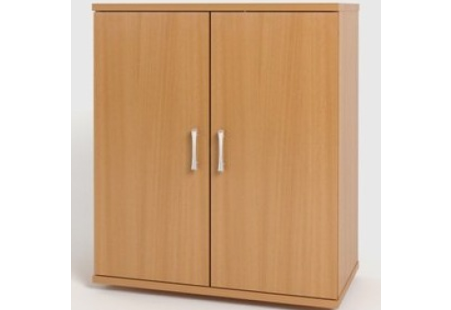 Шкаф низкий широкий закрытый, цвет бук