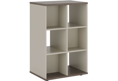 Стеллаж двусторонний, цвет шамони темный