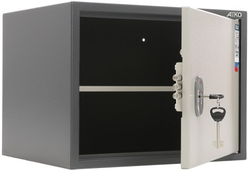 Шкаф бухгалтерский МФ1001, цвет графит + светло-серый