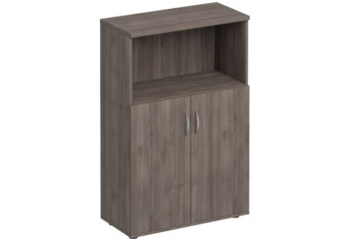 Шкаф для документов полузакрытый Прайм, цвет шамони темный