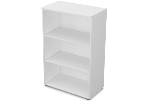 Стеллаж средний Платинум Персонал, цвет белый премиум