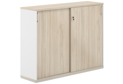 Шкаф-купе 3 уровня Фламинго, цвет белый + акация