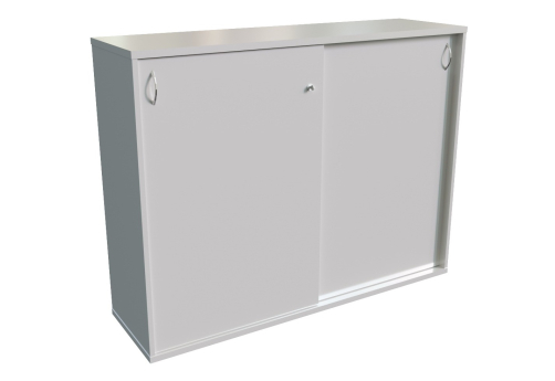 Шкаф-купе с топом и замком, цвет белый