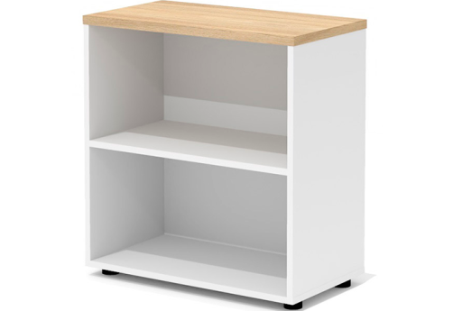 Стеллаж приставной Некста, цвет вяз + белый