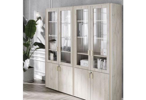 Группа шкафов Доминго, цвет дуб шамони светлый