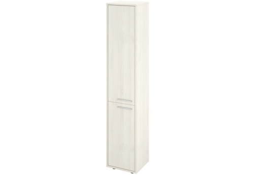 Шкаф высокий узкий закрытый, цвет скандинавское дерево