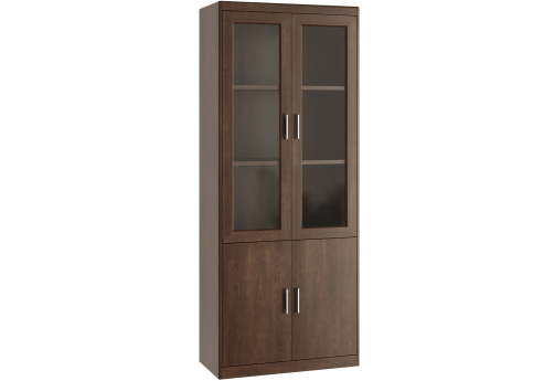 Шкаф для бумаг, цвет темный дуб