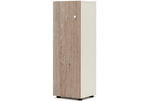 Шкаф средний узкий Некста, цвет дуб + беж
