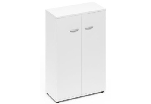 Шкаф средний закрытый Мира Нумо, цвет белый премиум