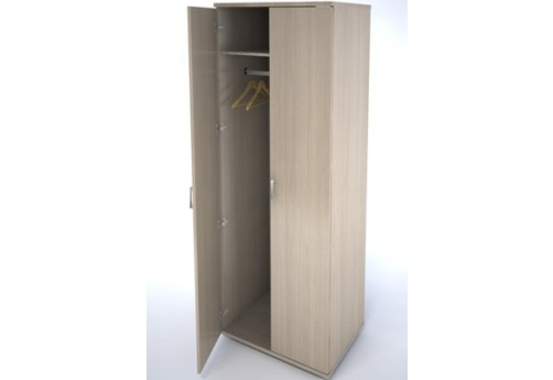 Шкаф для одежды глубокий, цвет дуб молочный