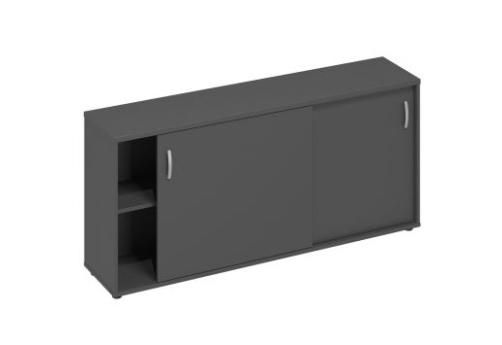 Шкаф-купе низкий Мира Нумо, цвет антрацит премиум