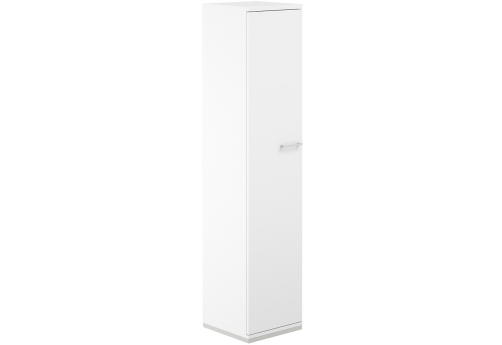 Шкаф левый 5 уровней Фламинго, цвет белый