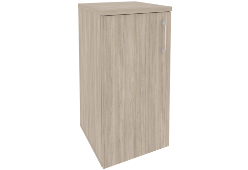 Шкаф низкий узкий закрытый левый, цвет дуб аттик