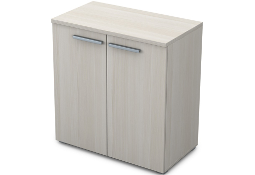 Шкаф низкий закрытый Платинум Персонал, цвет слоновая кость