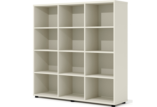Стеллаж средний широкий Некста, цвет беж