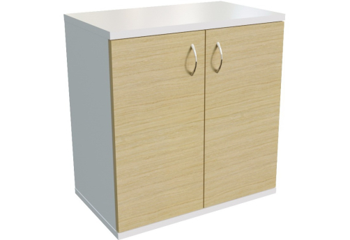 Шкаф низкий с топом, цвет светлый дуб
