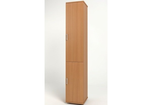 Шкаф высокий узкий (2 двери), цвет бук