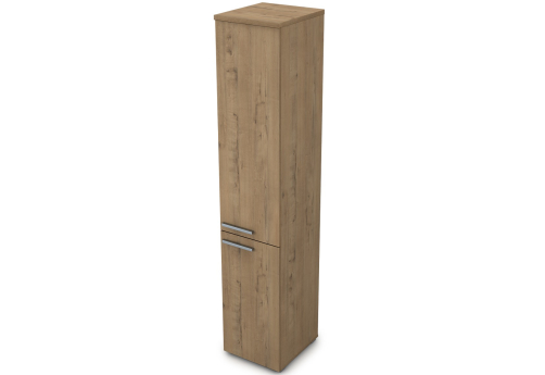 Пенал высокий закрытый (2 двери) Платинум Персонал, цвет тиковое дерево