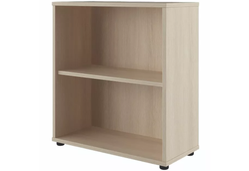 Стеллаж низкий, цвет дуб светлый