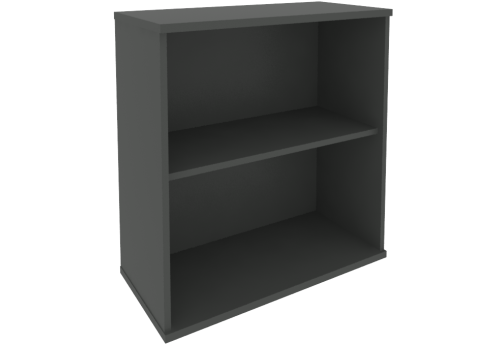 Стеллаж низкий широкий Нотте, цвет антрацит