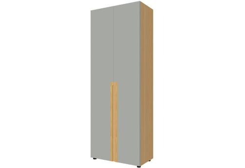Гардероб, цвет серый + дуб сорано