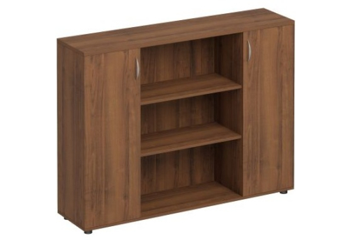 Шкаф комбинированный средний Прайм, цвет орех