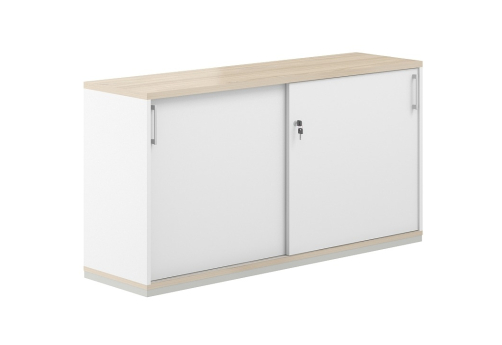 Шкаф-купе 2 уровня Фламинго, цвет белый + акация