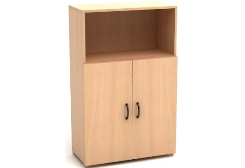 Шкаф низкий с открытой полкой, цвет бук