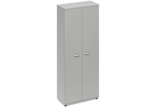 Шкаф высокий широкий (2 двери) Мира Нумо, цвет серый