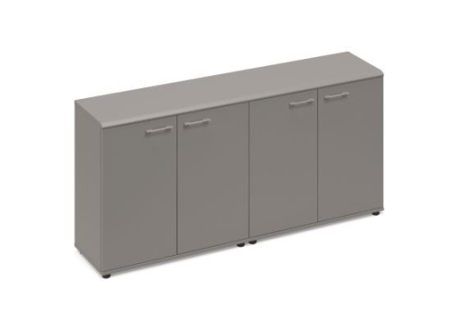 Шкаф низкий закрытый Види Вуд, цвет мокко