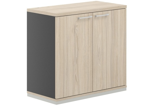 Шкаф 2 уровня Фламинго, цвет антрацит + акация