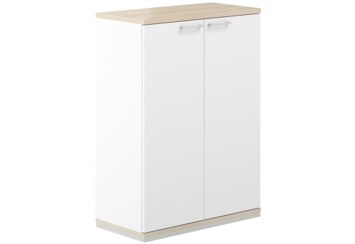 Шкаф 3 уровня Фламинго, цвет белый + акация