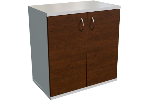 Шкаф низкий с топом, цвет темный дуб