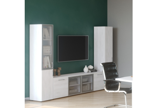 Группа шкафов Левант, цвет белое дерево