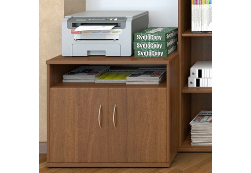 Тумба под оргтехнику Стандарт, цвет орех
