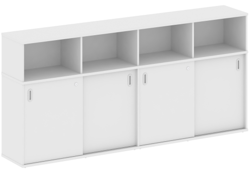 Шкаф-купе приставной/опорный, цвет белый