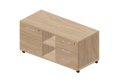 Тумба сервисная усиленная правая Киви, цвет светлый дуб
