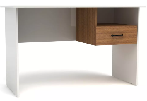 Тумба подвесная с 1 ящиком с нишей, цвет орех