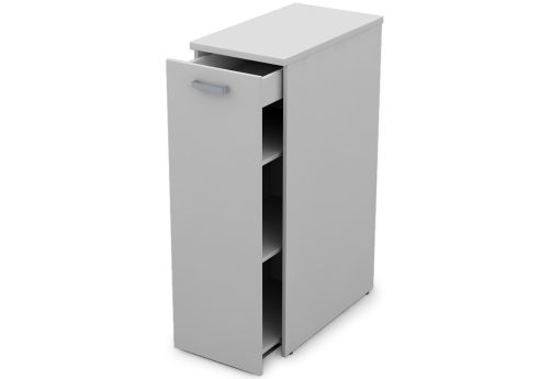 Тумба с выкатной секцией Деко, цвет белый