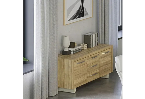 Греденция с ящиками Дисент, цвет гикори