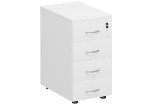 Тумба приставная Прайм, цвет белый