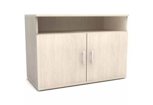 Тумба под оргтехнику, дуб молочный